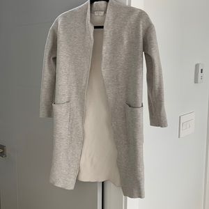 Babaton light grey cardigan